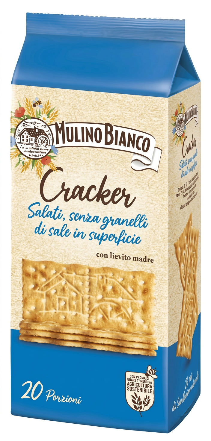 Mulino Bianco Barilla Crackers Non Salati (Unsalted Crackers) 500G