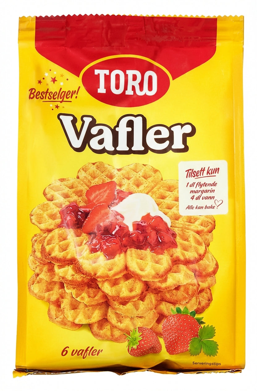 Toro Vafler – Waffle Mix 246G (Case of 8)