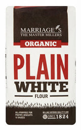 Marriage Millers Organic Plain White 1KG (Case of 6)
