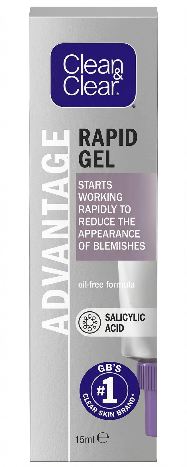 Clean & Clear Spot Treatment Gel Advantage Clear 15ML (Case of 24)