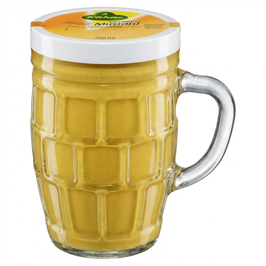 Kuhne Traditional German Mustard & Beer Glass 255G - World Food Shop
