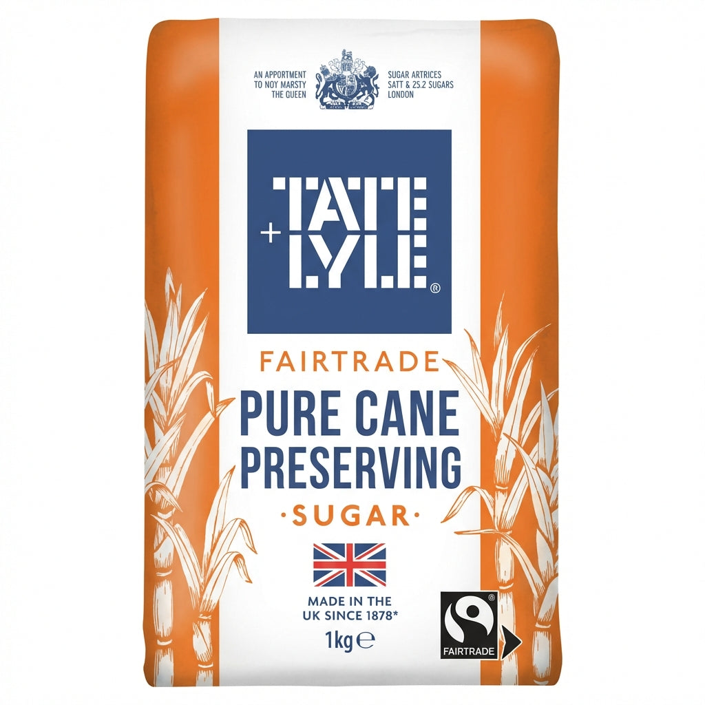 Tate & Lyle Fairtrade Pure Cane Preserving Sugar 1kg