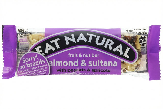 Eat Natural - Gluten Free Almond Sultana Peanuts Apricots 50G - World Food Shop
