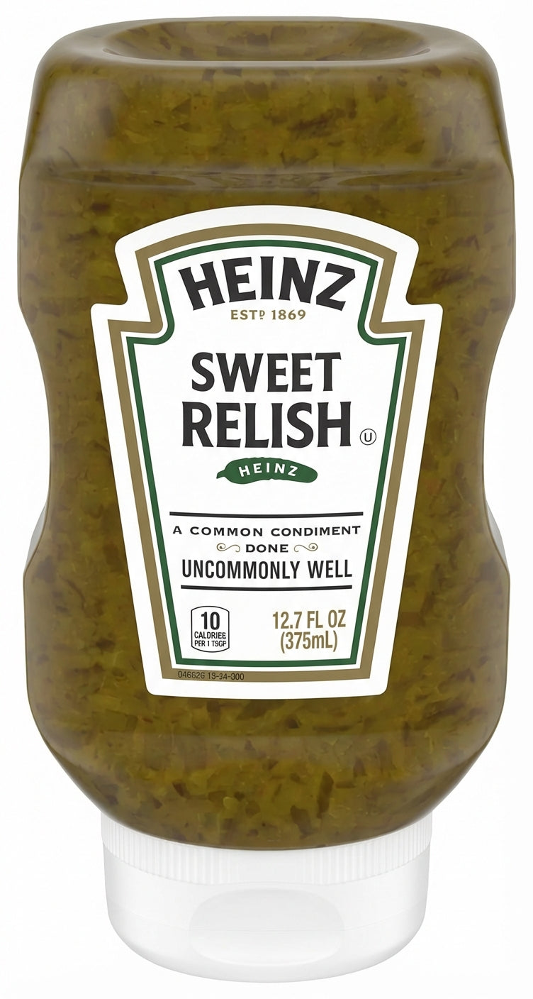 Heinz Squeeze Sweet Relish 12.7oz (375ml) (Case of 12)