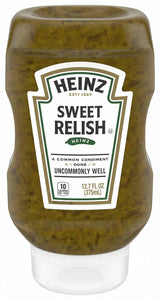 Heinz Squeeze Sweet Relish 12.7oz (375ml) (Case of 12)