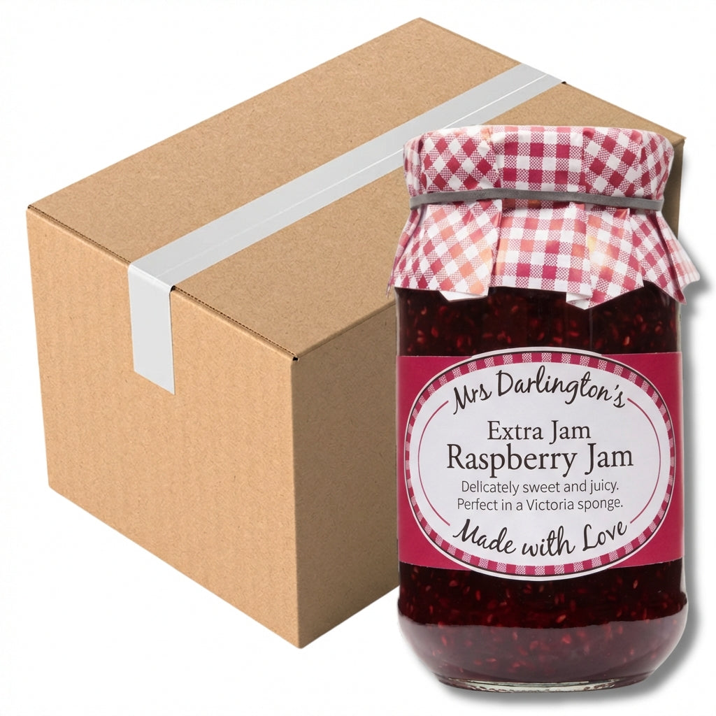 Mrs Darlington's Raspberry Jam 340G (Case of 6)