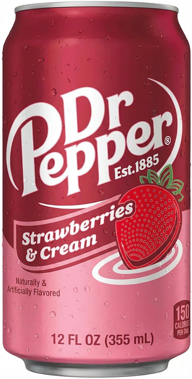 Dr Pepper Strawberries & Cream 355ML