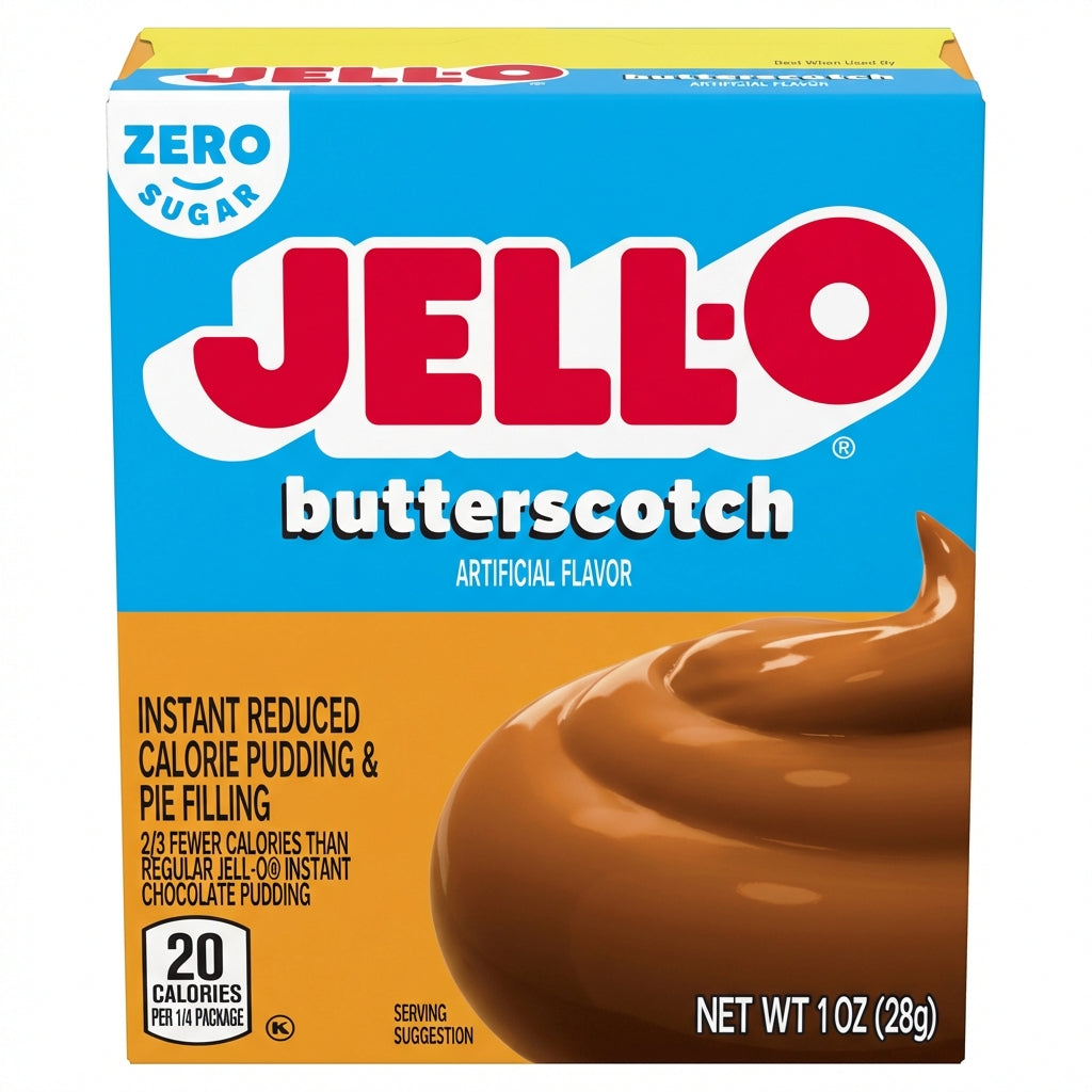 Jell-O Sugar Free Butterscotch Pudding 28g