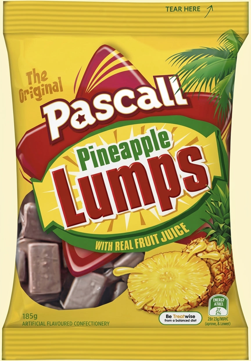 Pascall Pineapple Lumps 185G **Expiry Mar 2026**