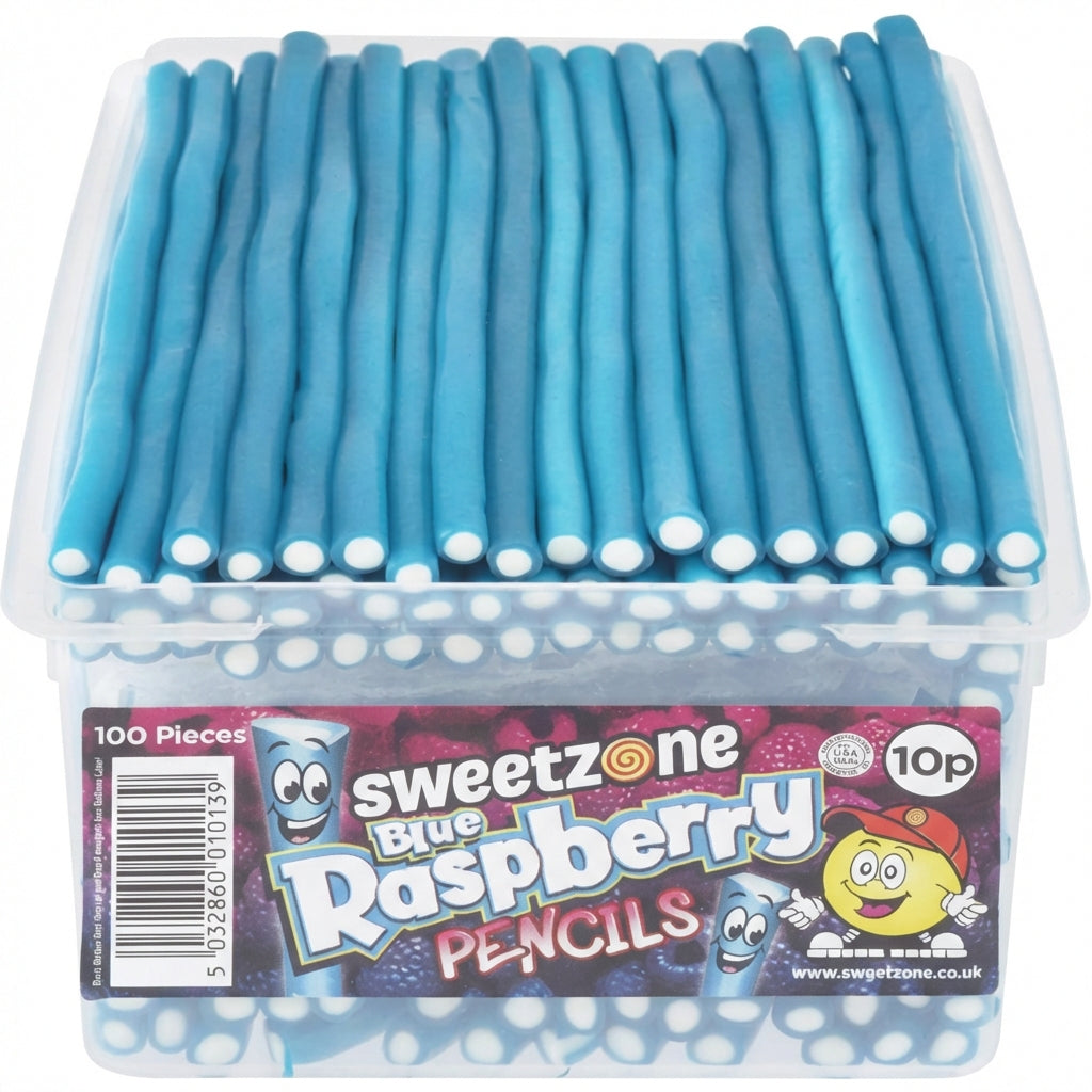 Sweetzone Blue Raspberry Pencils 1.1KG