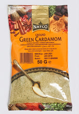 Natco Cardamom Green Ground 50G (Case of 10)