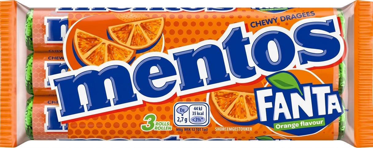 Mentos Fanta 3 Rolls 114G