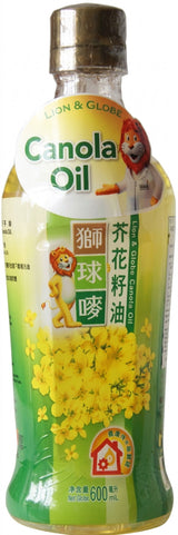 Lion & Globe Pure Canola Oil 600 ML