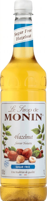 Monin Hazelnut Sugar Free Syrup 1L
