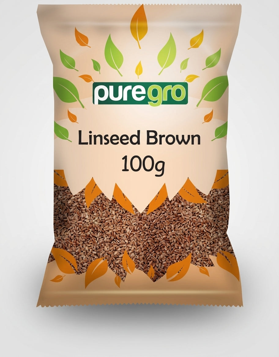 Puregro Brown Linseed 100g