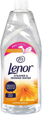 Lenor Steamer & Ironing Water Summer Breeze 1L (Case of 6)