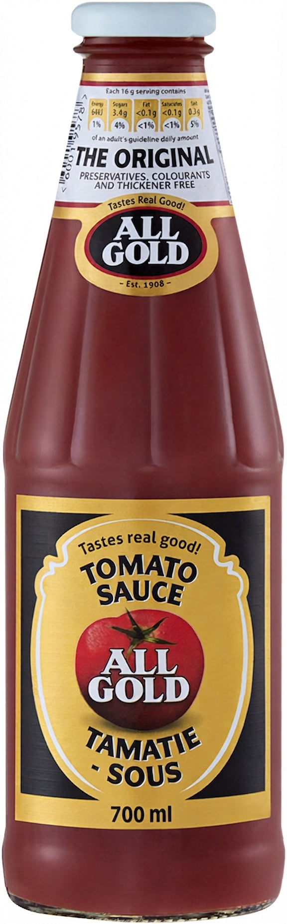 All Gold Sauce - Tomato (Glass) Original 700ML