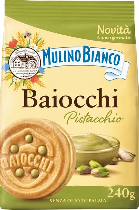 Mulino Bianco Baiocchi Pistacchio 240G