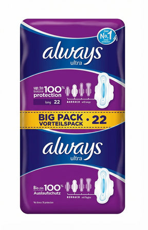 Always Ultra Duo Long Plus 22S - World Food Shop