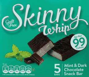 Skinny Whip Mint & Dark Chocolate Guilt Free Snack Bar 5X25G - World Food Shop