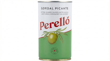 Perello Gordal Pitted Olives Tin 150G - World Food Shop