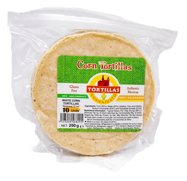 15Cm Corn Tortilla Zip-Lock 10Pcs - World Food Shop