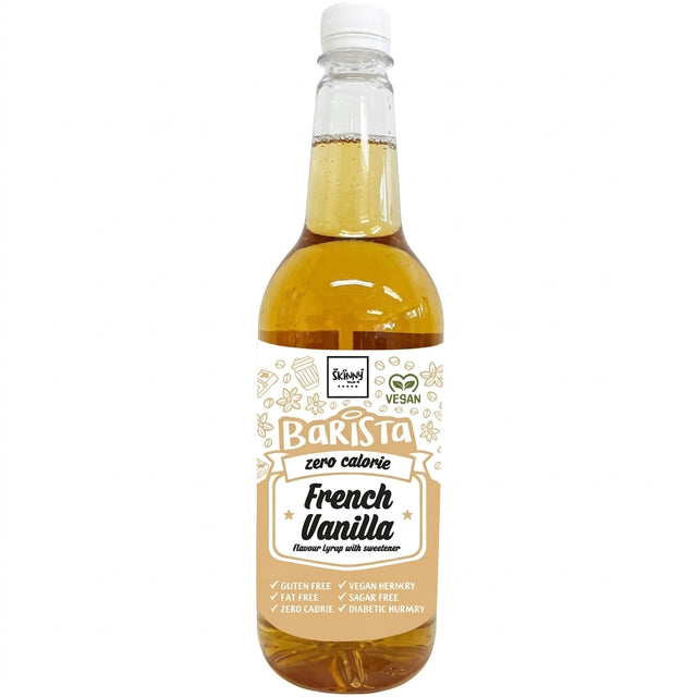 Barista French Vanilla Zero Calorie Sugar Free Coffee Syrup 1Ltr - World Food Shop
