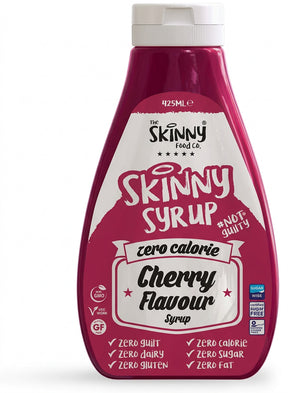 Skinny Syrup Zero Calorie Cherry Flavour Sugar Free 425Ml - World Food Shop
