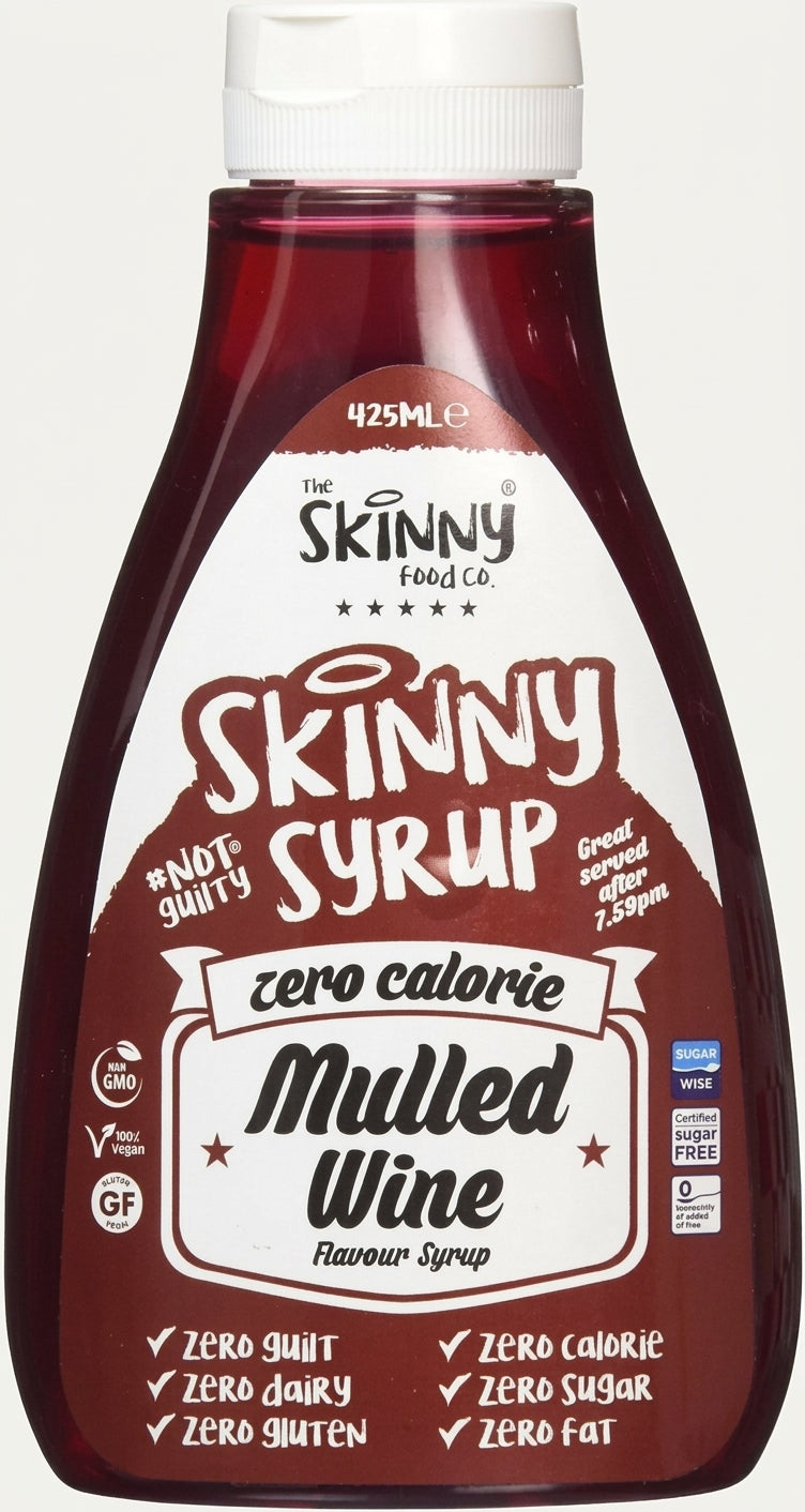 Skinny Syrup Zero Calorie Mulled Wine Sugar Free 425Ml - World Food Shop
