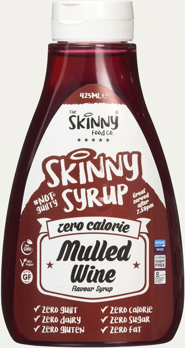 Skinny Syrup Zero Calorie Mulled Wine Sugar Free 425Ml - World Food Shop