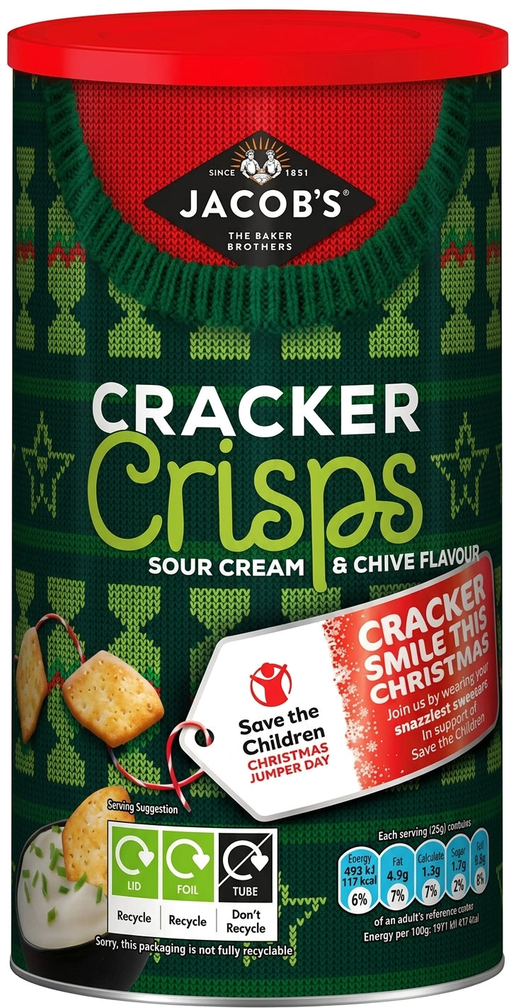Jacobs Cracker Crisp Sour Cream & Chive Caddy 230G - World Food Shop