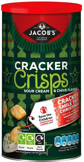Jacobs Cracker Crisp Sour Cream & Chive Caddy 230G - World Food Shop