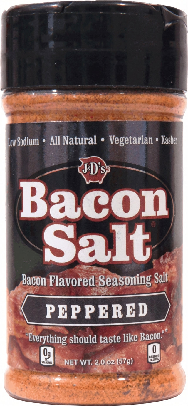 J&Ds Peppered Bacon Salt 2Oz - World Food Shop