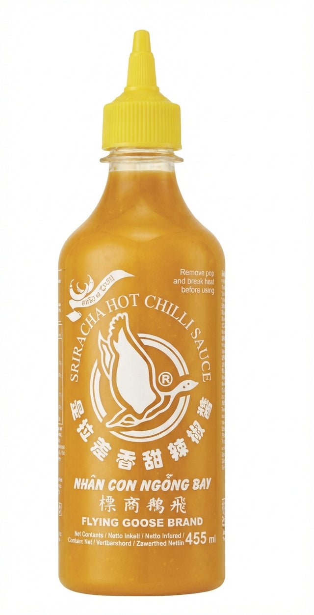 Flying Goose Sriracha Chilli Sauce Yellow 455Ml - World Food Shop