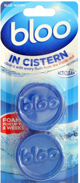 Bloo In Cistern Toilet Block Blue Twin - World Food Shop