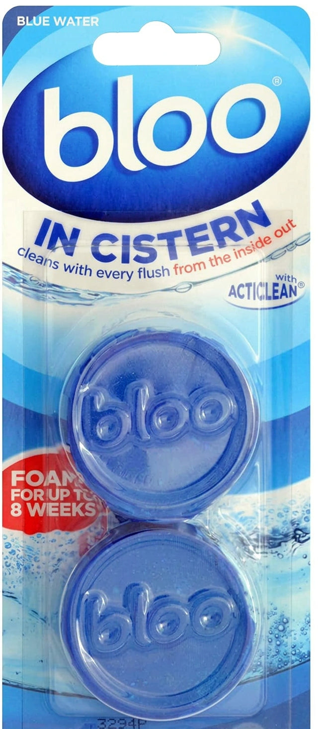 Bloo In Cistern Toilet Block Blue Twin - World Food Shop