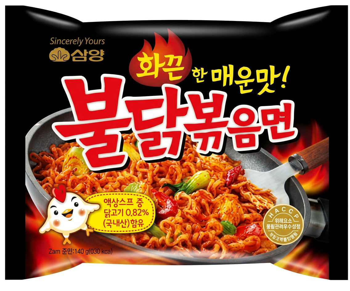 Samyang Instant Noodle Hot Chicken 140G - World Food Shop