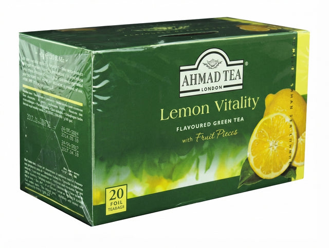 Ahmad Tea Lemon Vitality 20 Teabags - World Food Shop