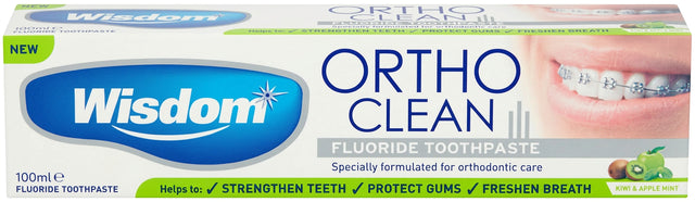 Wisdom Ortho Clean Toothpaste 100Ml - World Food Shop