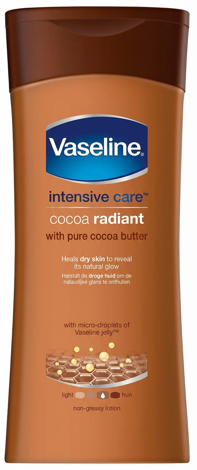 Vaseline Intensive Care Cocoa Radiant With Pure Cocoa Butter 400Ml - World Food Shop
