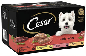 Cesar Classic Terrine Mixed 8X150G - World Food Shop