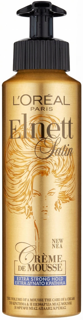 Loreal Elnett Creme De Mousse Extra Strong Hold 200Ml - World Food Shop