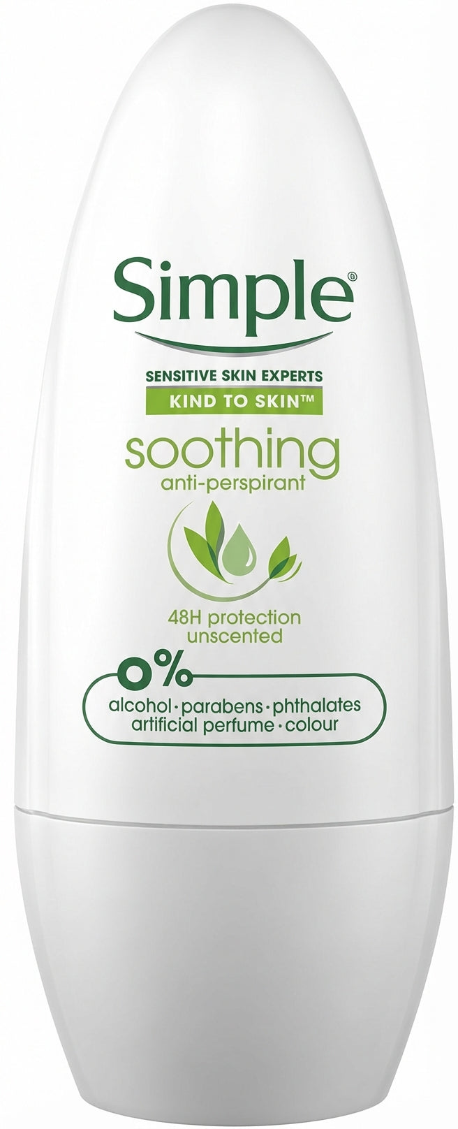 Simple Soothing Anti-Perspirant Deodorant Roll On 50Ml - World Food Shop