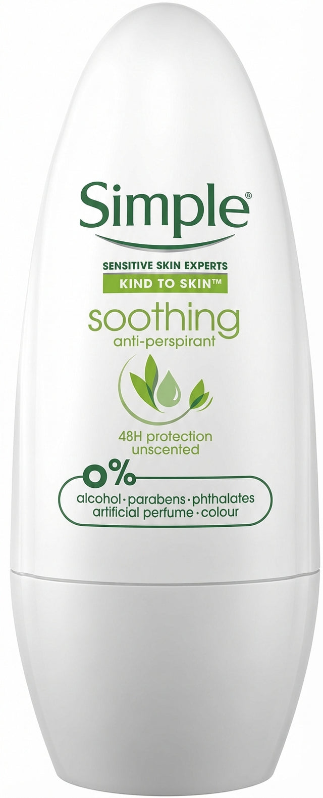 Simple Soothing Anti-Perspirant Deodorant Roll On 50Ml - World Food Shop