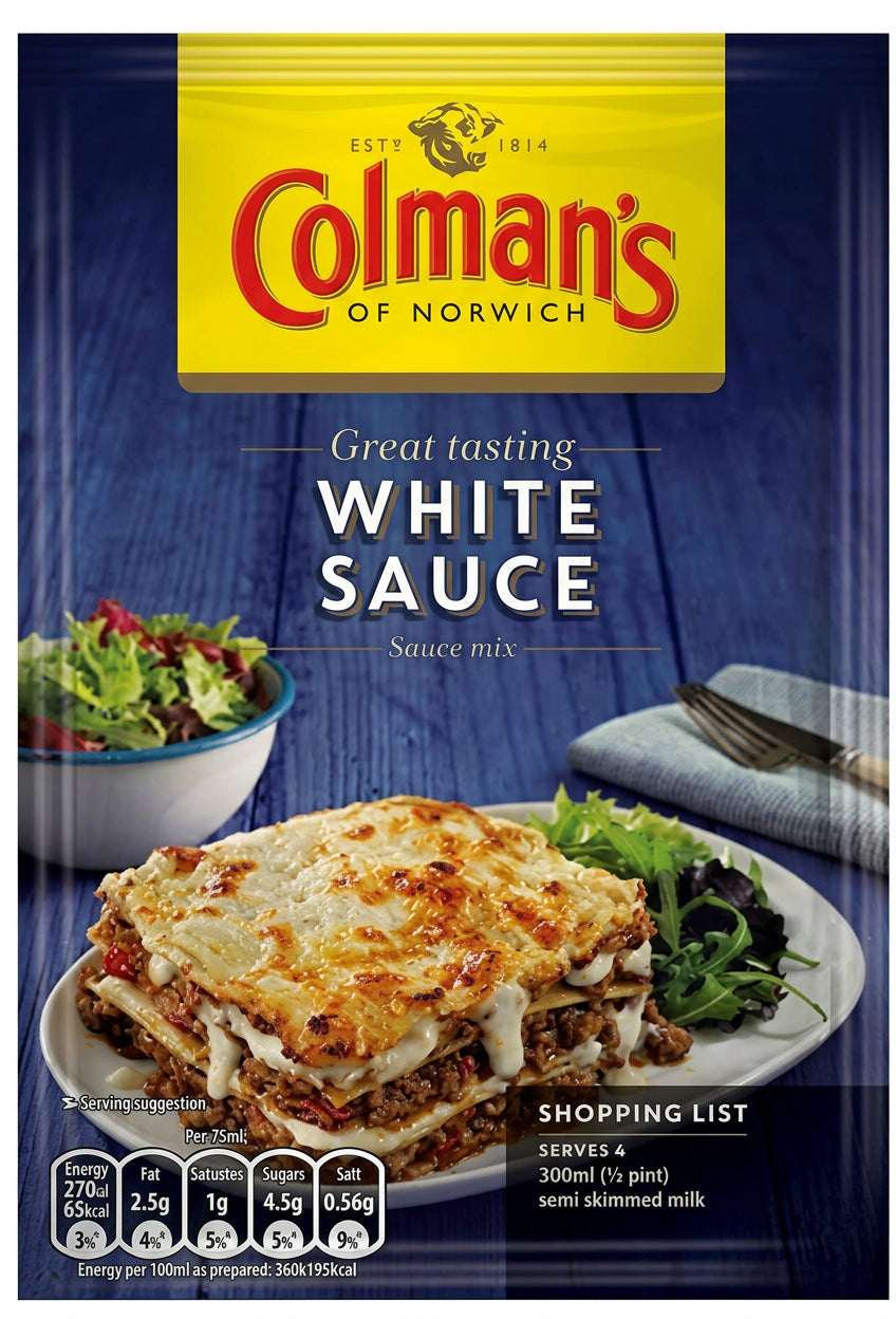 Colmans White Sauce Mix Sachet 25G - World Food Shop