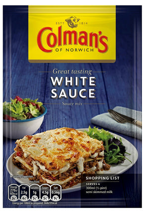 Colmans White Sauce Mix Sachet 25G - World Food Shop