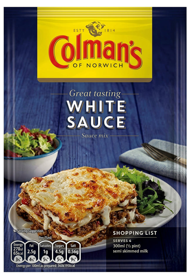 Colmans White Sauce Mix Sachet 25G - World Food Shop