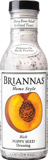 Briannas Rich Poppy Seed Dressing 355Ml - World Food Shop
