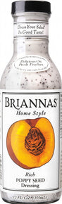 Briannas Rich Poppy Seed Dressing 355Ml - World Food Shop