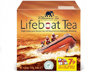 Williamson Tea Lifeboat Tea 80 Teabags - World Food Shop